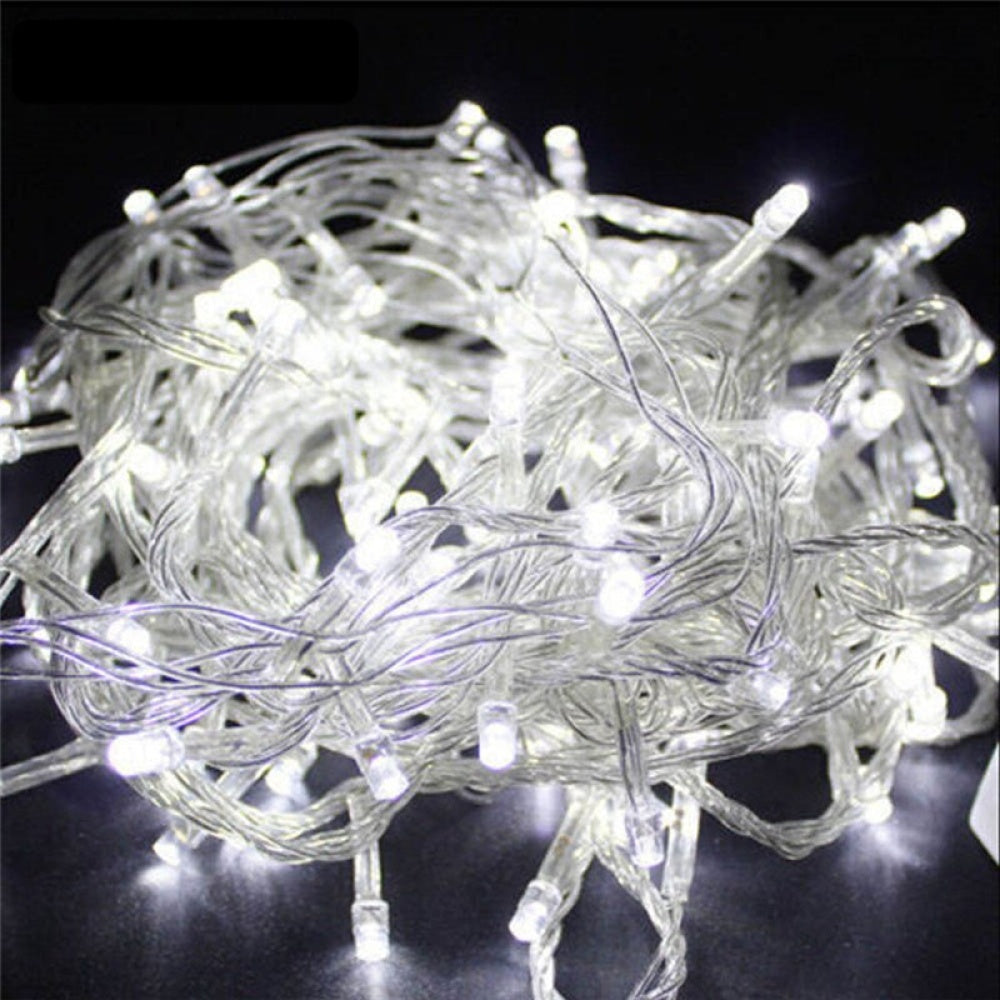1+1 CADOU Instalatie franjuri 12m, 300 LED-uri, de exterior, interconectabile