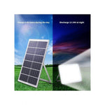 Proiector LED exterior 60W alb rece cu panou solar