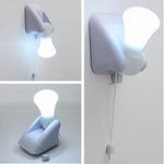 Set de 4 becuri fara fir, cu lumina rece, alba