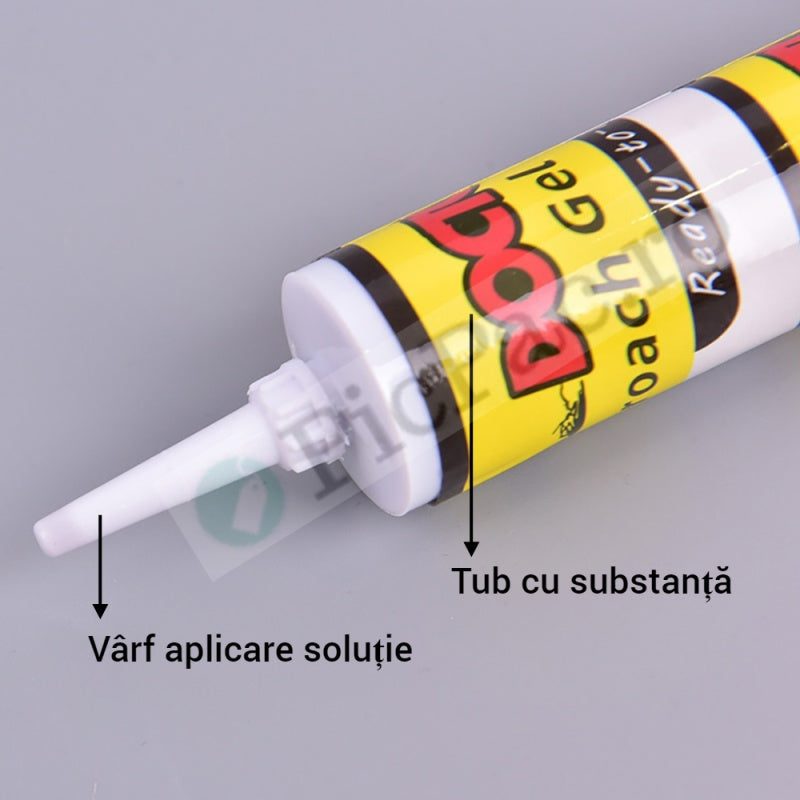 Set 3 x Insecticid tip seringa, solutie antigandaci RoachDoctor