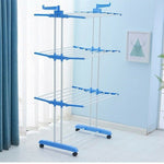 Uscator de rufe vertical mobil si pliabil cu suport umerase + Set 24 carlige CADOU