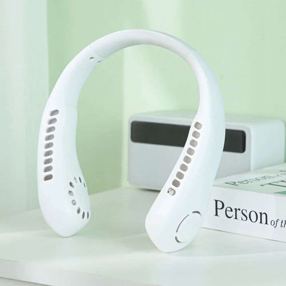 Ventilator portabil pentru gat, alimentare USB